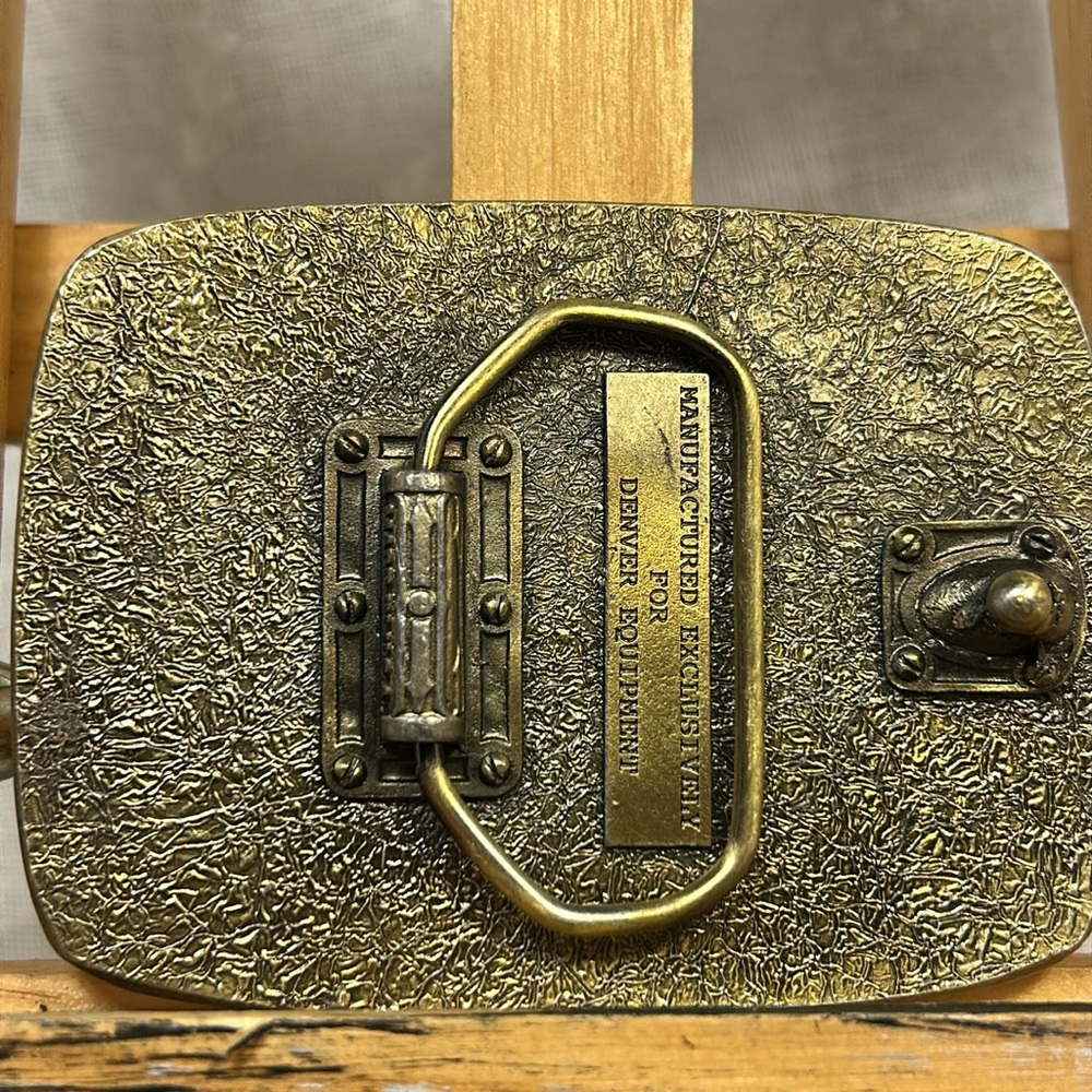 Denver equipment vintage belt buckle - Picture 4 of 7